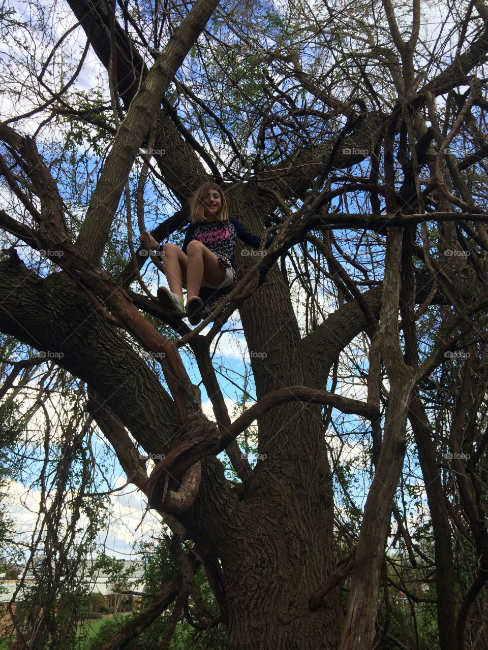 Girl in Tree