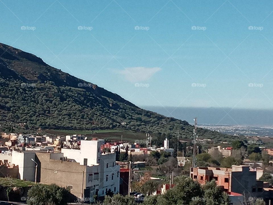 Population between the nature