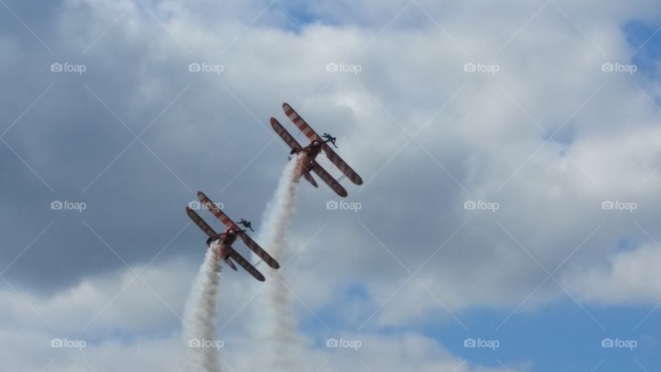 Biplane display