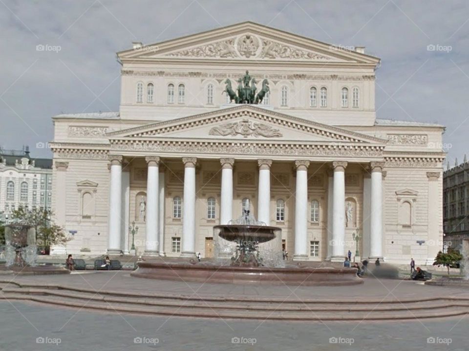 A beautiful building in Moscow