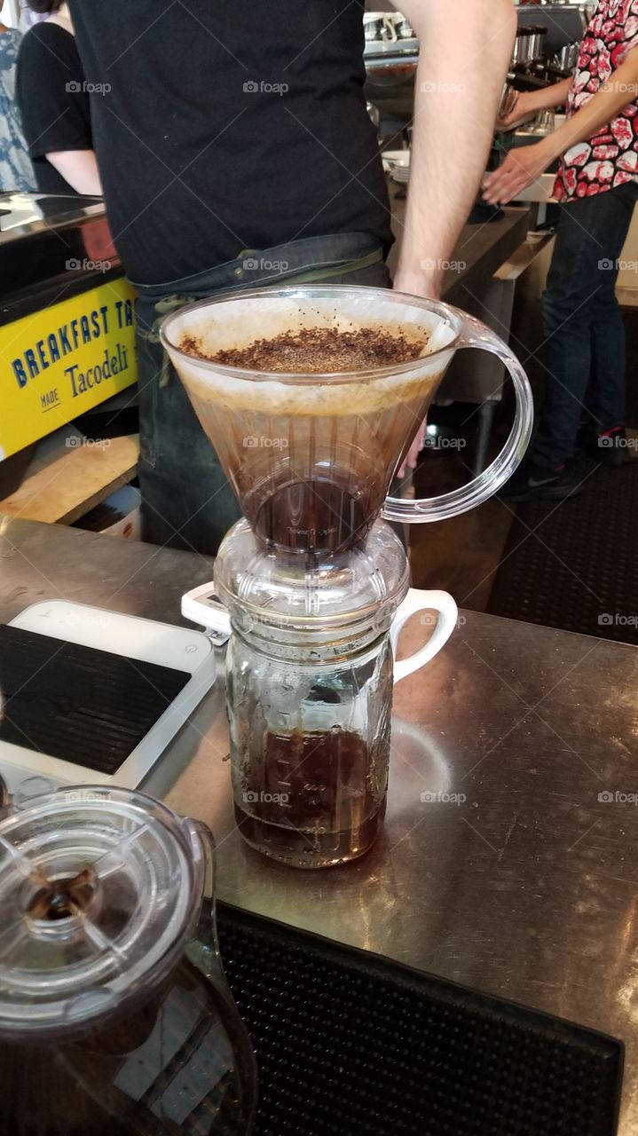 houndstooth coffee austin pour over