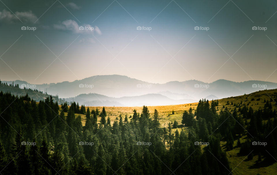 No Person, Mountain, Landscape, Nature, Sunset