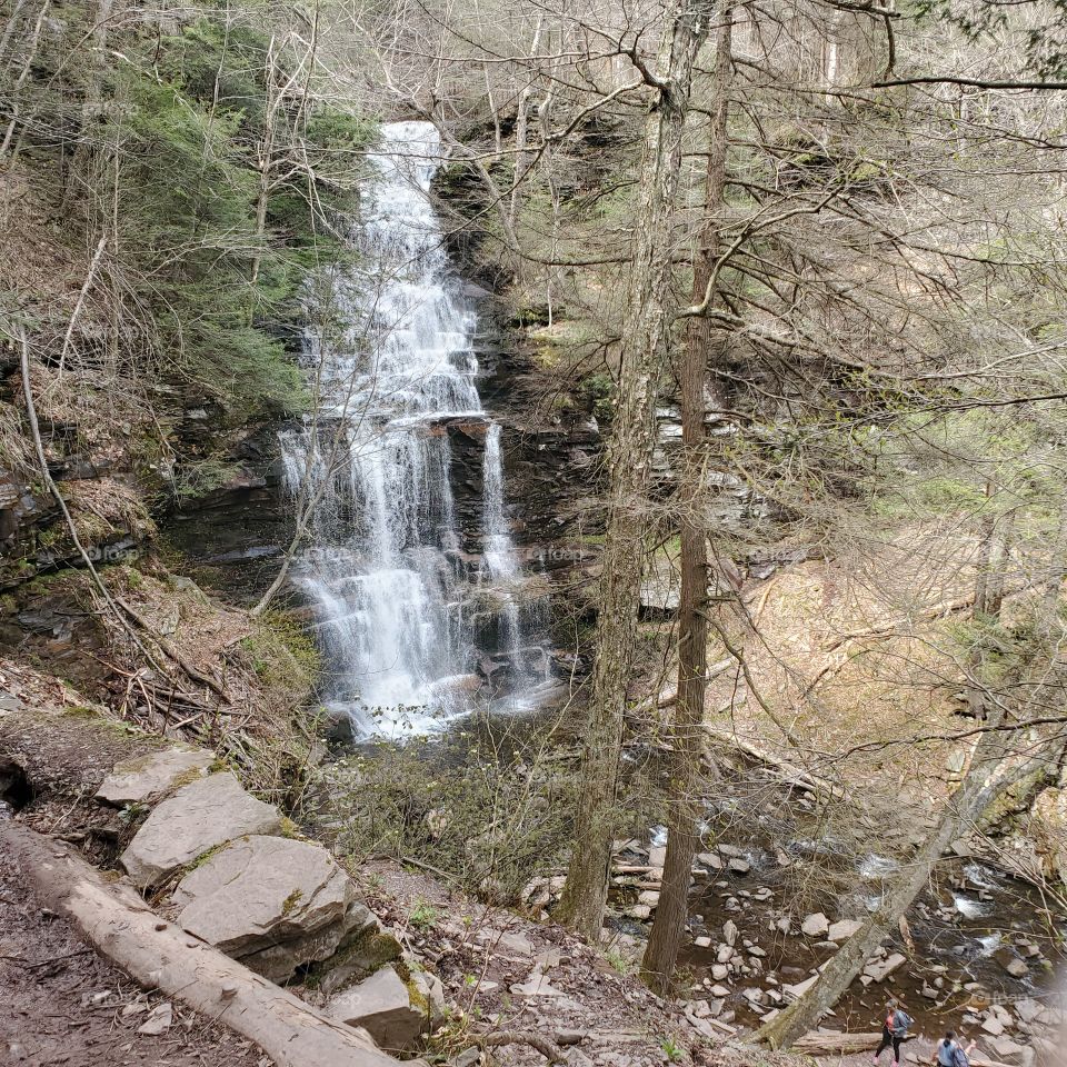 Ricketts Glen waterfall