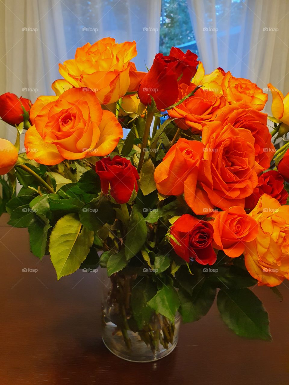 red rose bouquet