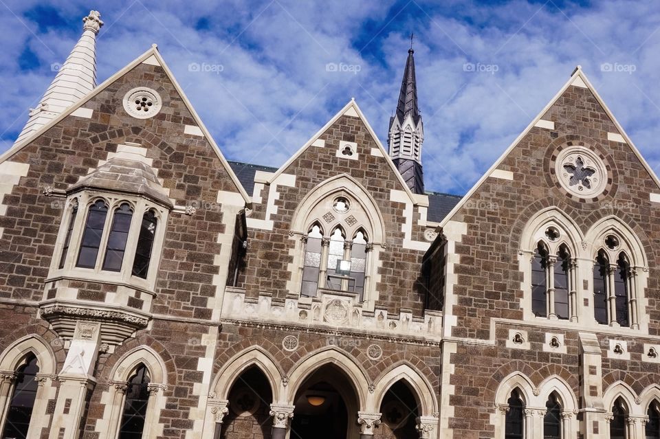 Gothic revival architecture in Christchurch, New Zealand 