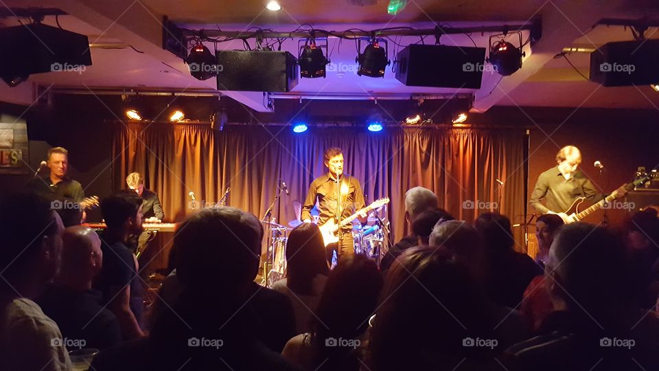 Irish rock band The Stunning perform at Nell's Jazz and Blues bar in London, UK on 11 November 2017