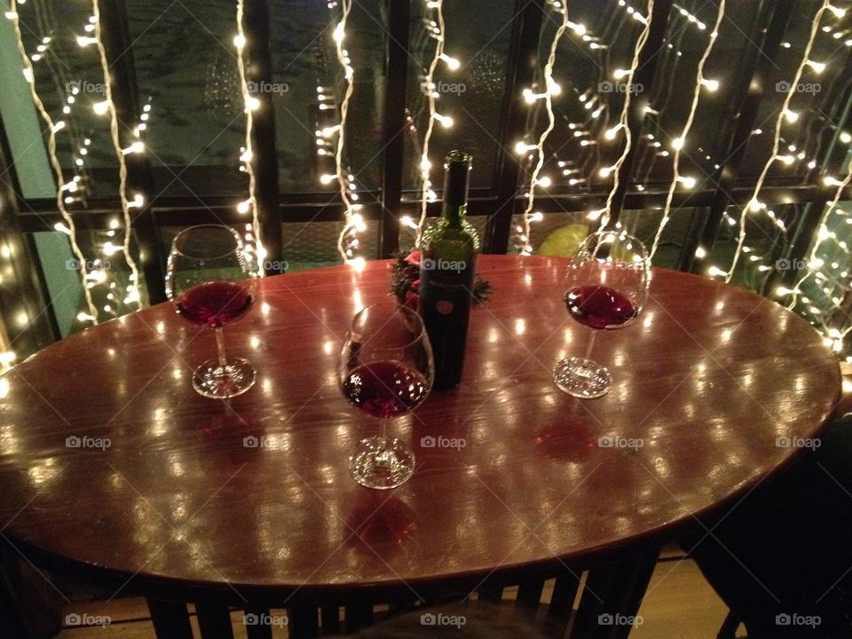 Delicious wine. Enjoyment in wine