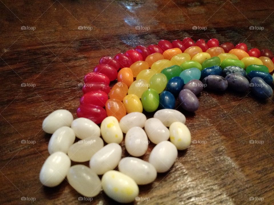 jelly bean rainbow side