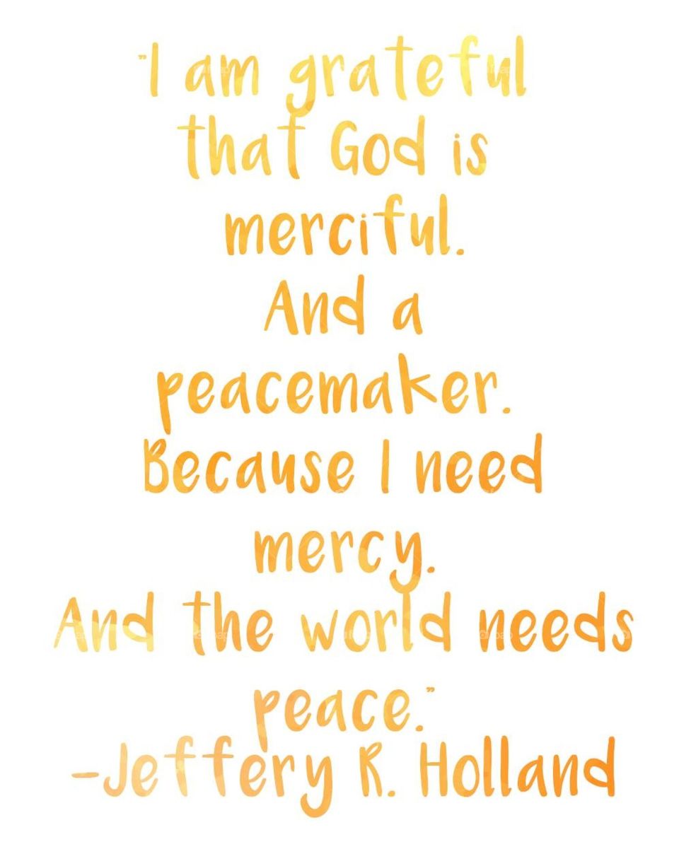 Mercy and Peace