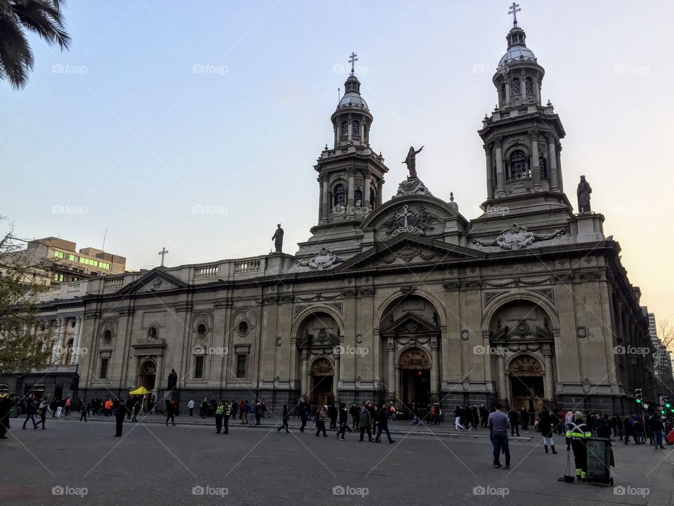 Plaza de Armas, Santiago. Chile.