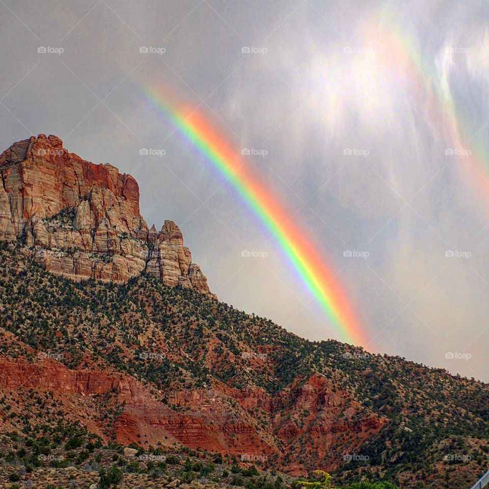 Rainbow in Zion
