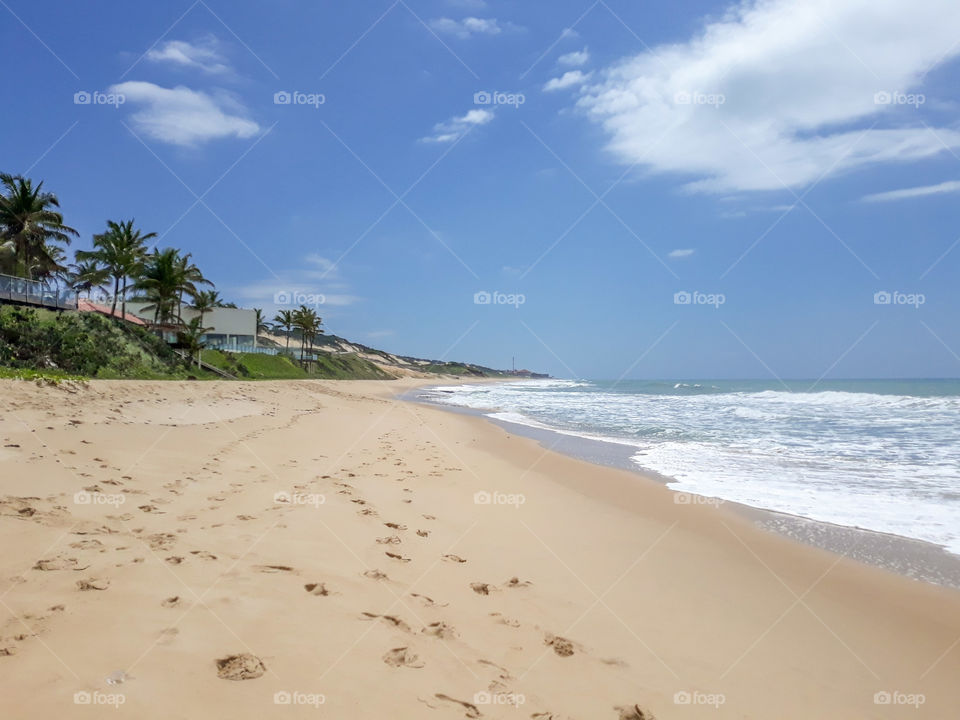Beach at Dunes Park in Natal city, Brazil.