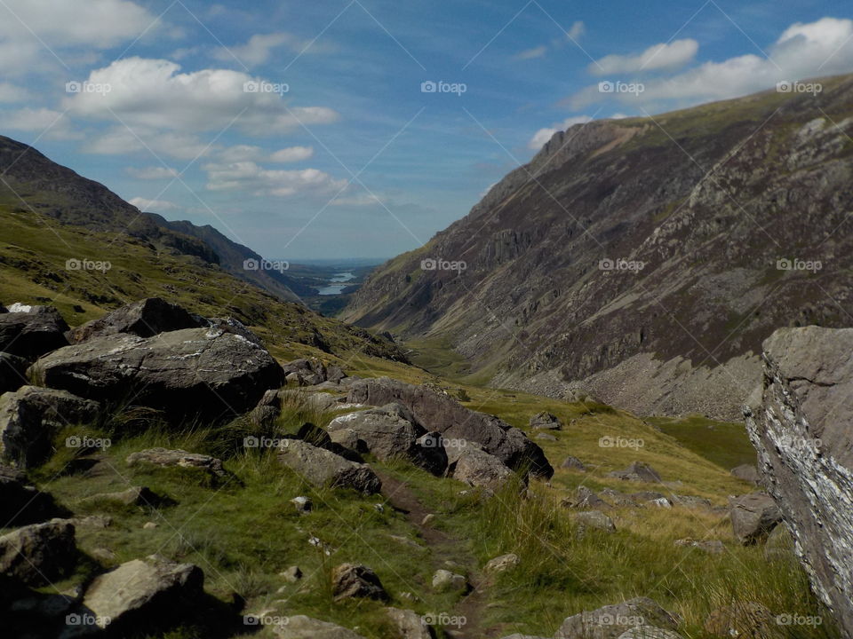 Rocky Wales from Snowdonia 