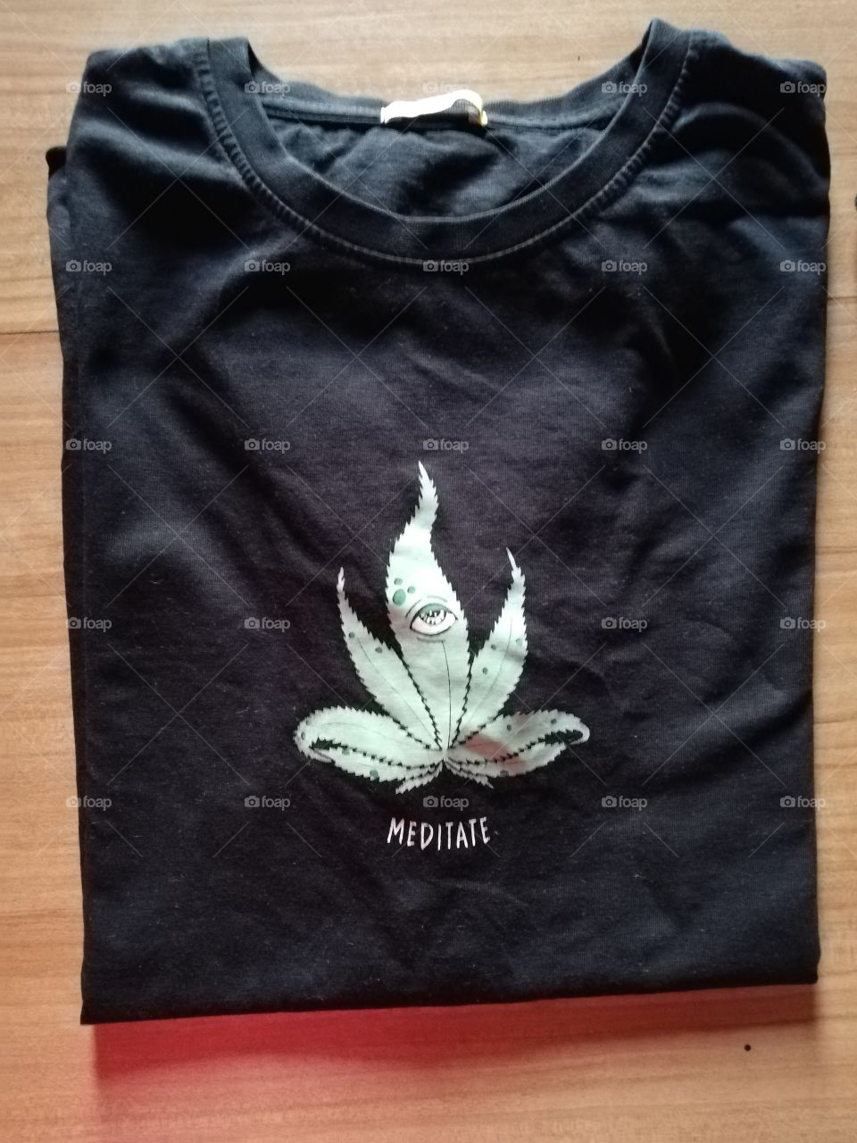 T-shirt symbol design message closeup