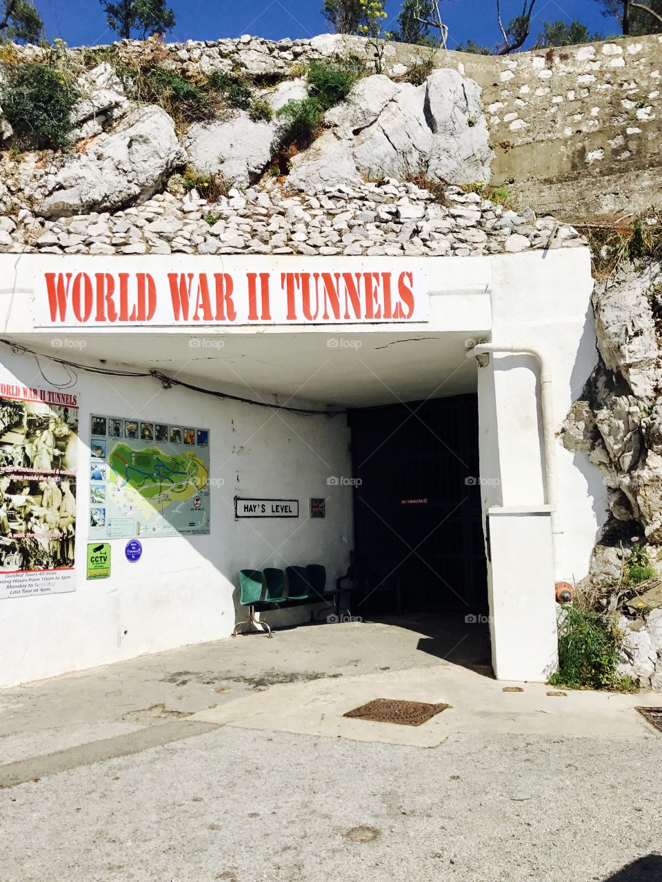 Gibraltar, World War II Tunnels, history, travel, tours 