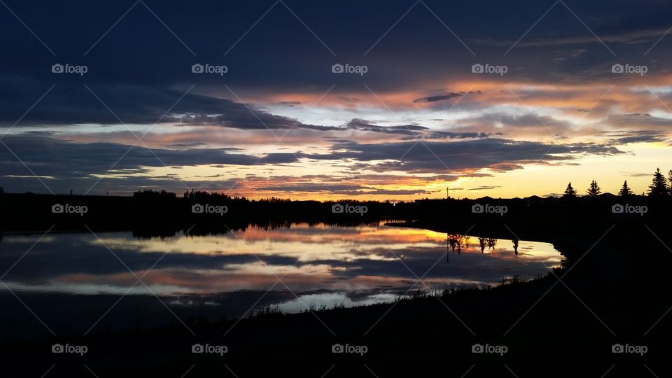 Beautiful Lake Sunset