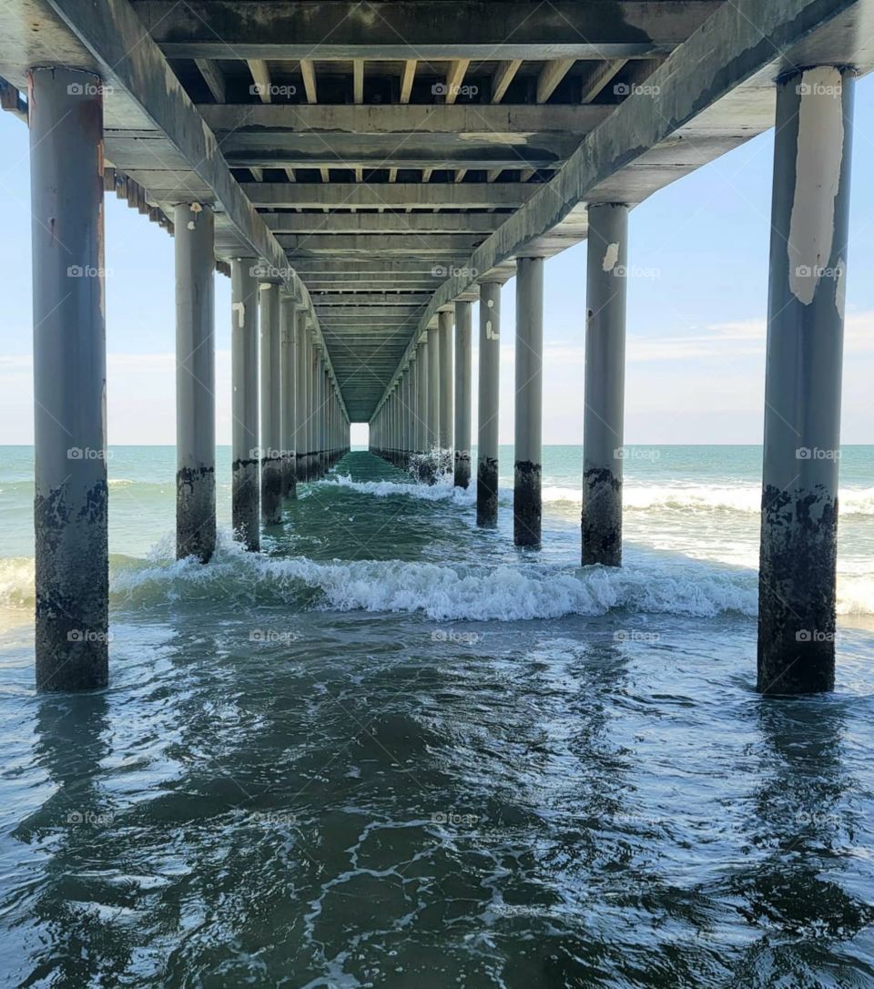 Under the dock