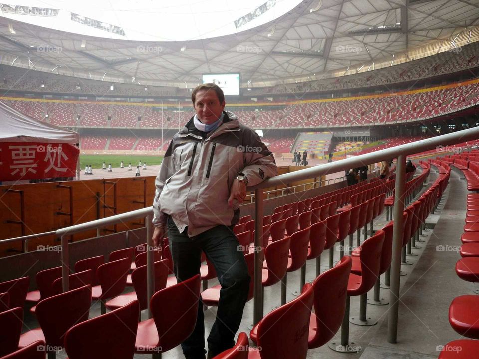 pekin stadium. soccer stadium of pekin, china