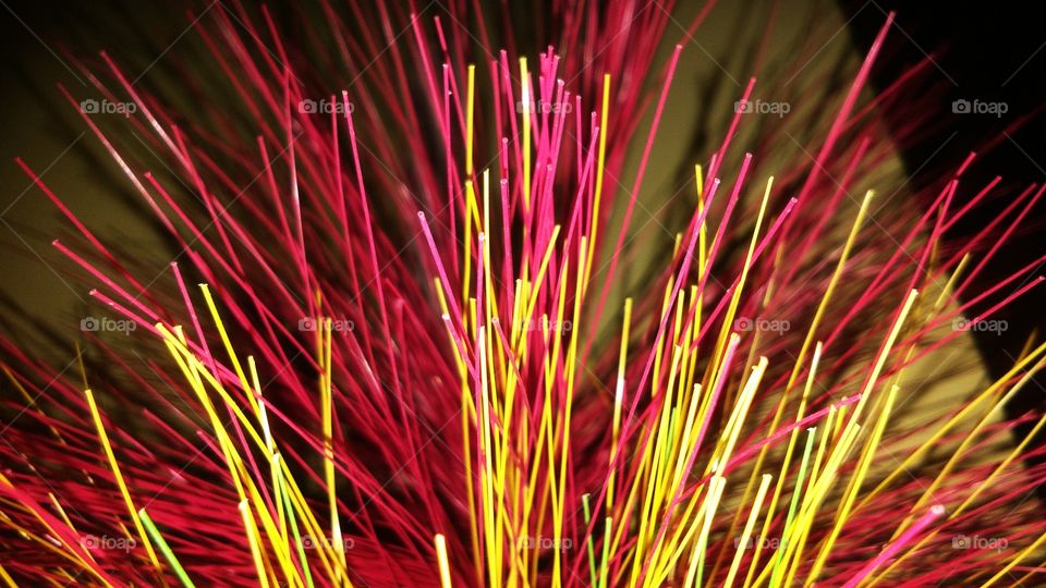 colourful wires abstract