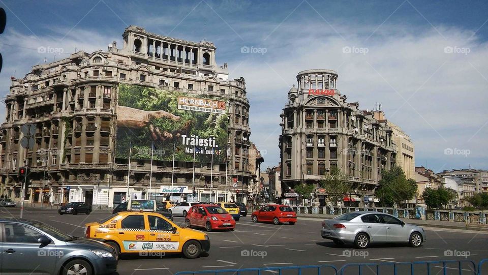 Central square, Bucharest, Romania