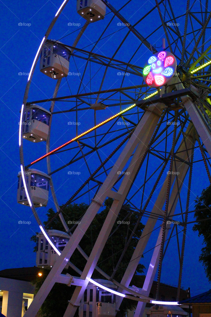 Amusement park, amusement park, merry-go-round, Ferris wheel