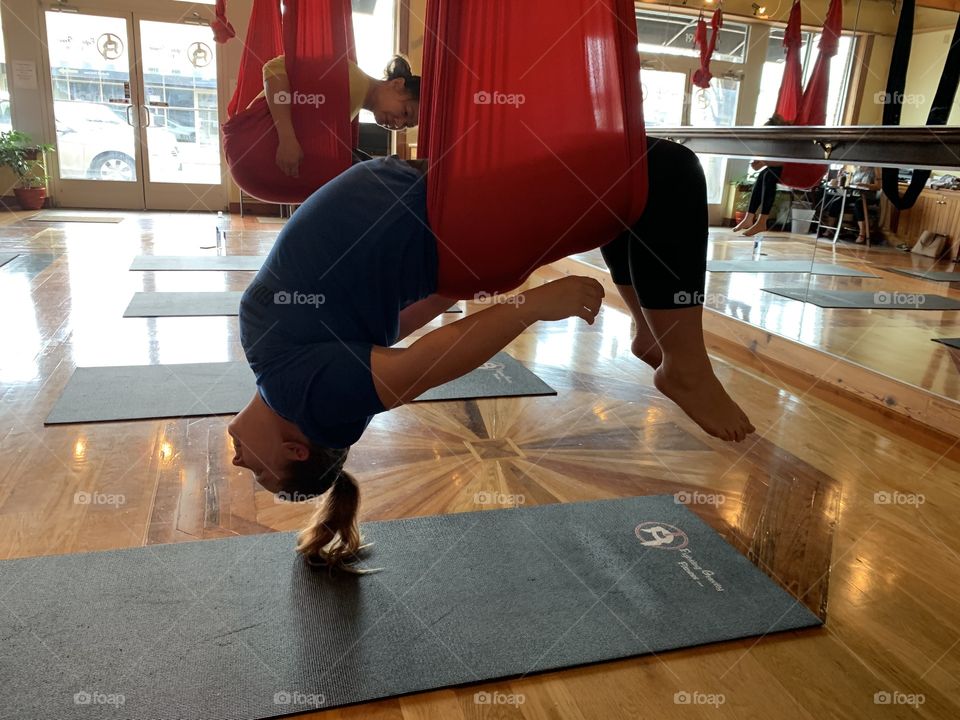 Aerial yoga