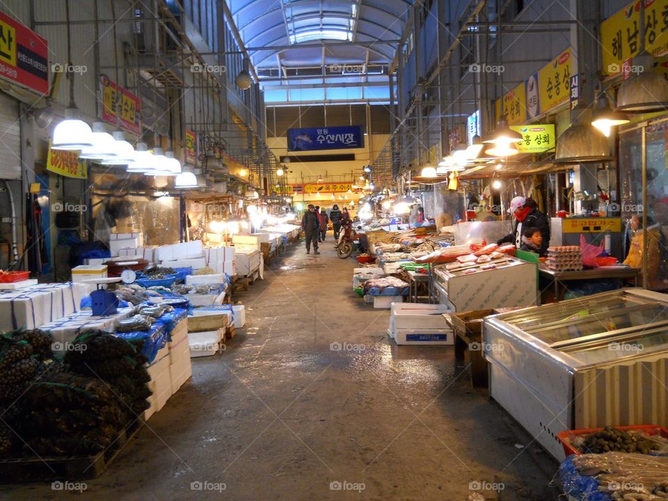 Korean Fish market