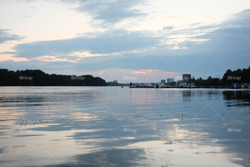 Water, Lake, Reflection, No Person, Landscape