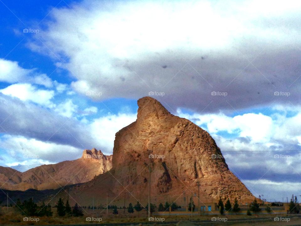 eagle mountain _yazd iran