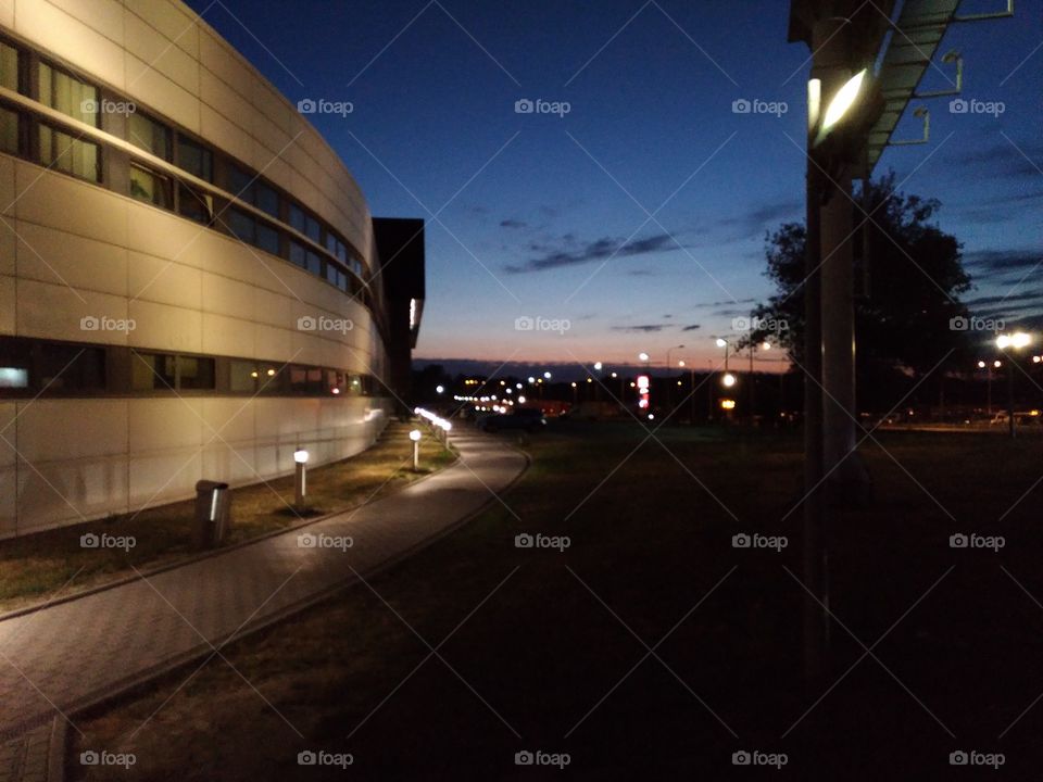 Cracow Balice airport at 3:30 am