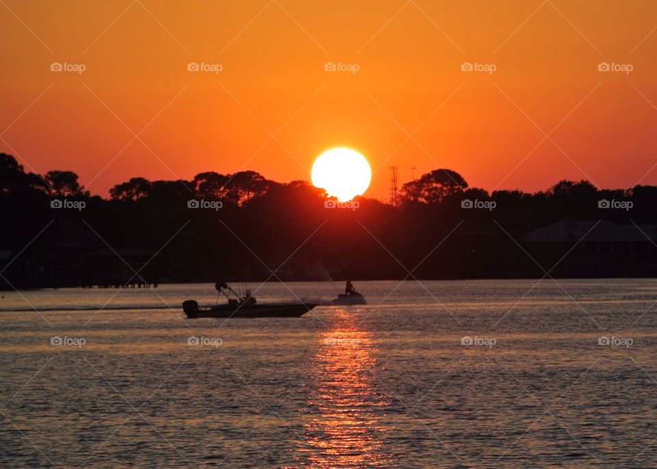 Bayou sunset