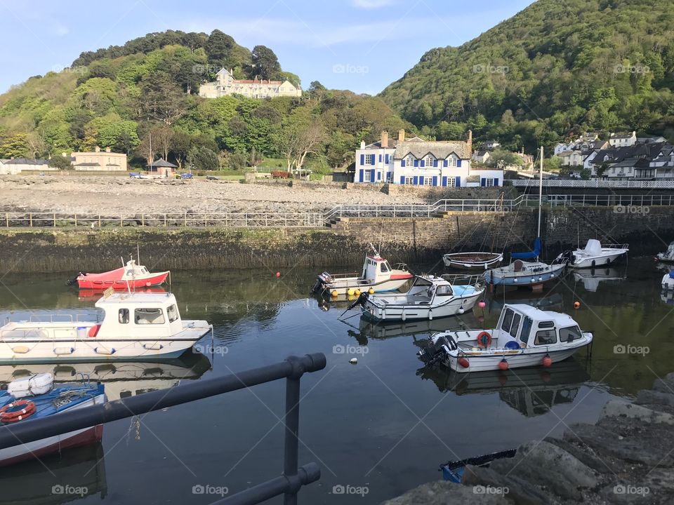 Late afternoon spring sunshine in Lynmouth harbour,which looks amazing all year round,but bring the sun in and it’s sheer perfection, a place to celebrate the joy of the outdoors.