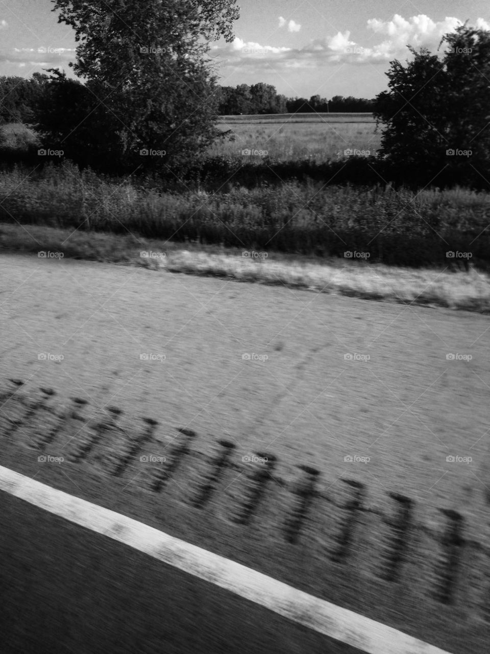 Motion on the side of the road