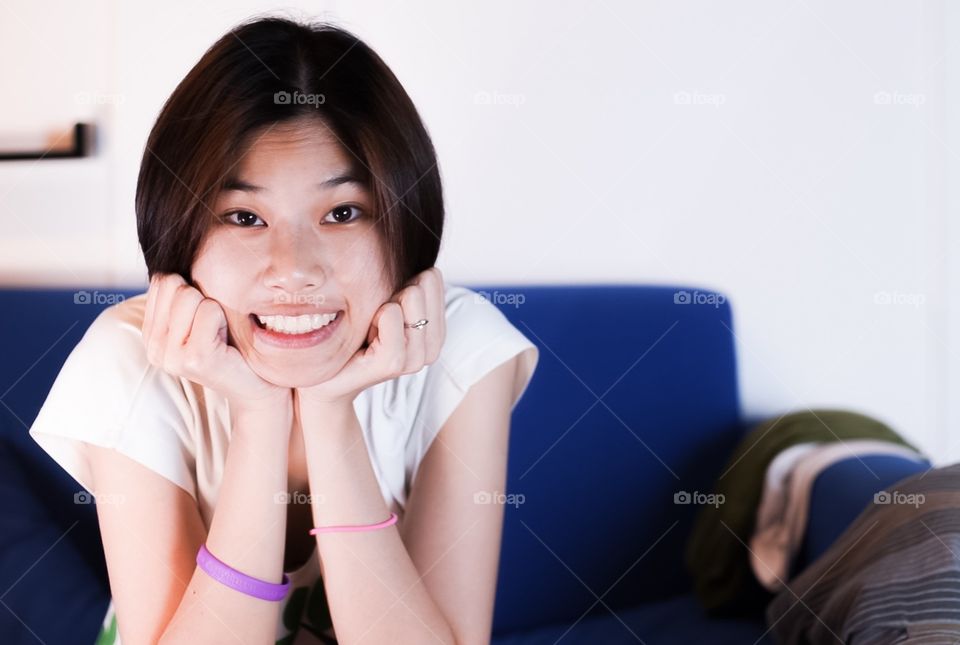 Woman, People, Indoors, Sit, Girl