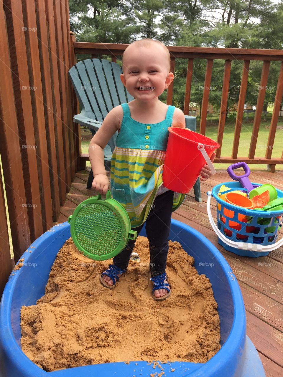 Sand Box. Trying out the sandbox for the first time