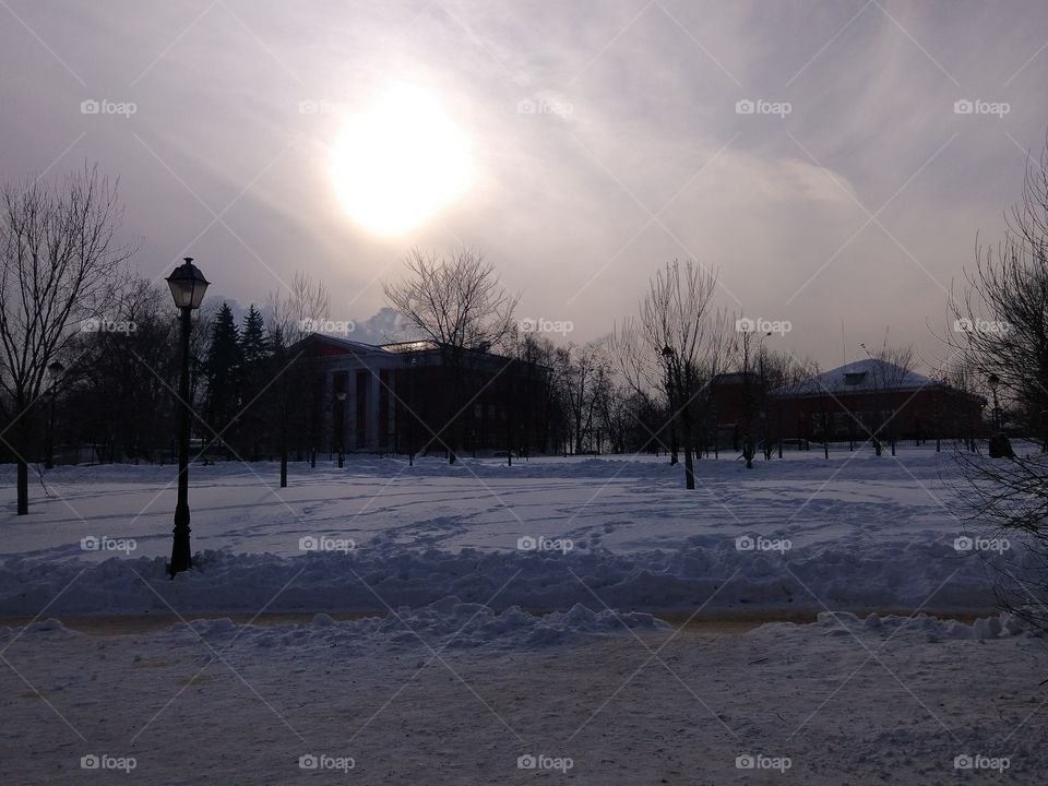 Moscow, Tsaritsynsky park.