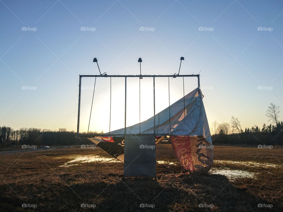 broken poster, broken dreams..