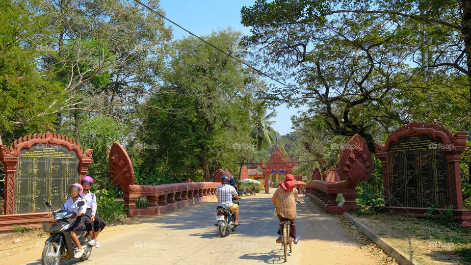 Cambodian bridge