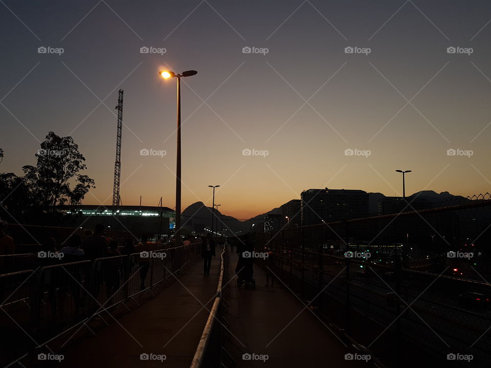 Twilight on Rio de Janeiro