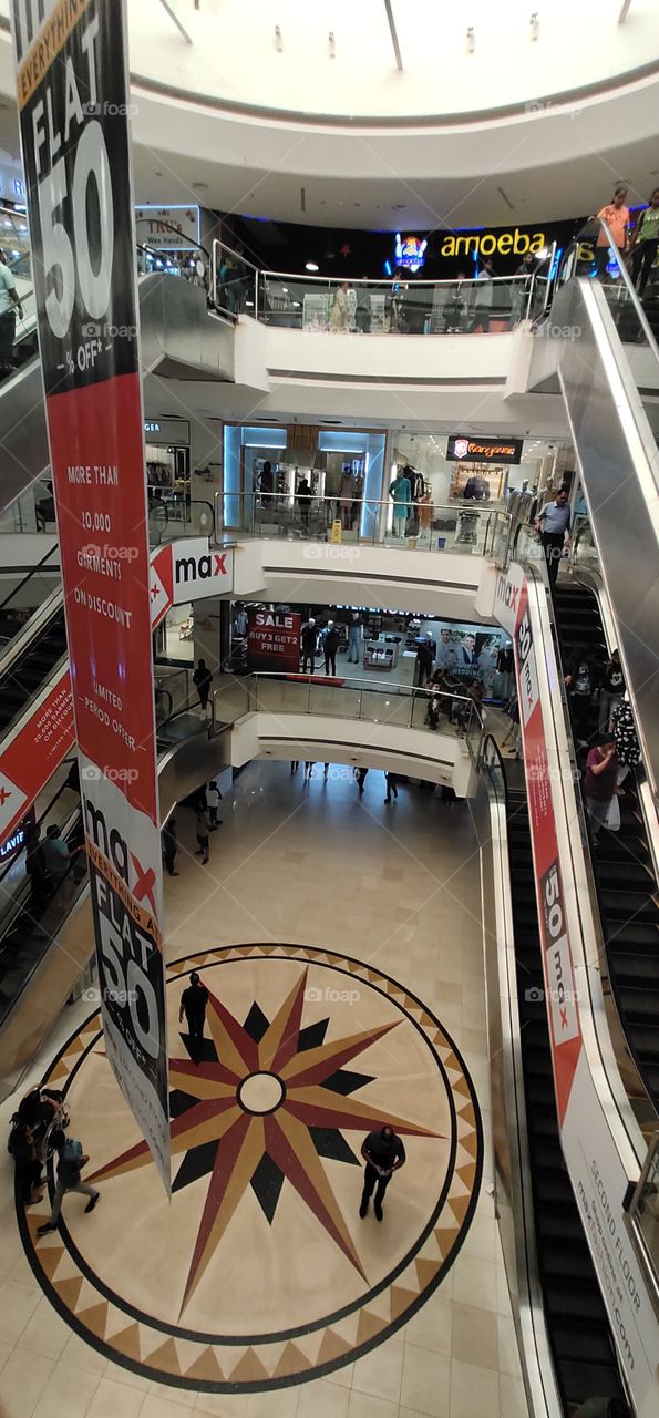 mall from the 2nd floor