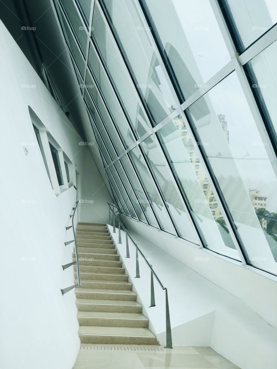 Amanhã museum stairs