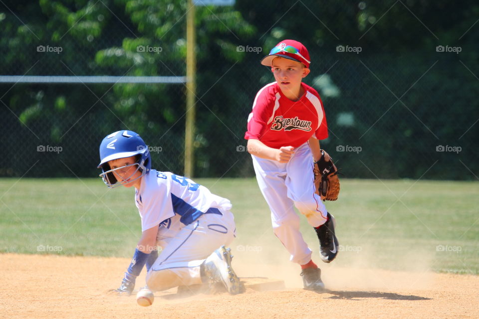 Safe at second!