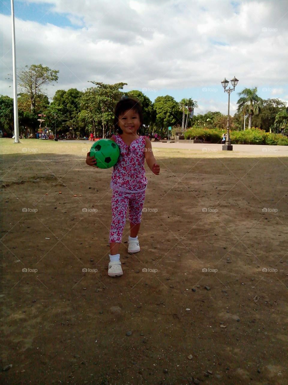 At the park..with her ball
