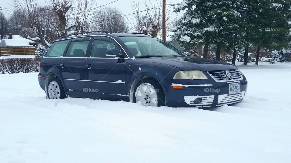 Volkswagen Passat 4motion is at home in the snow