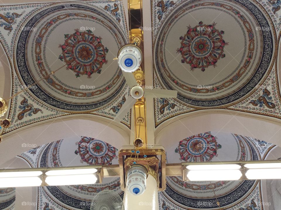 Al masjid al nabawi ceiling