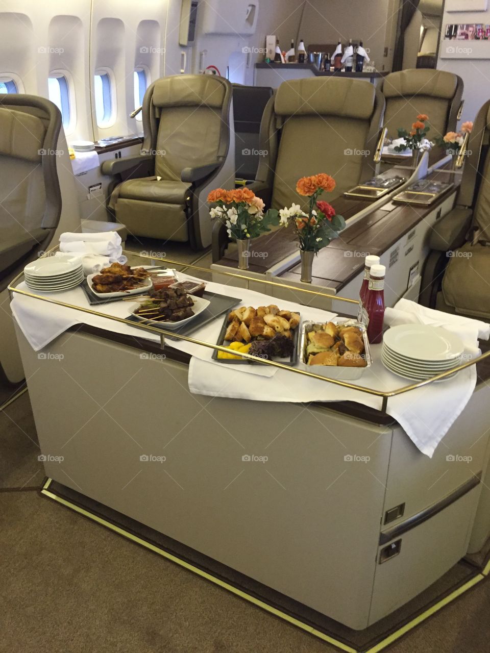 VIP 747-400 Catering