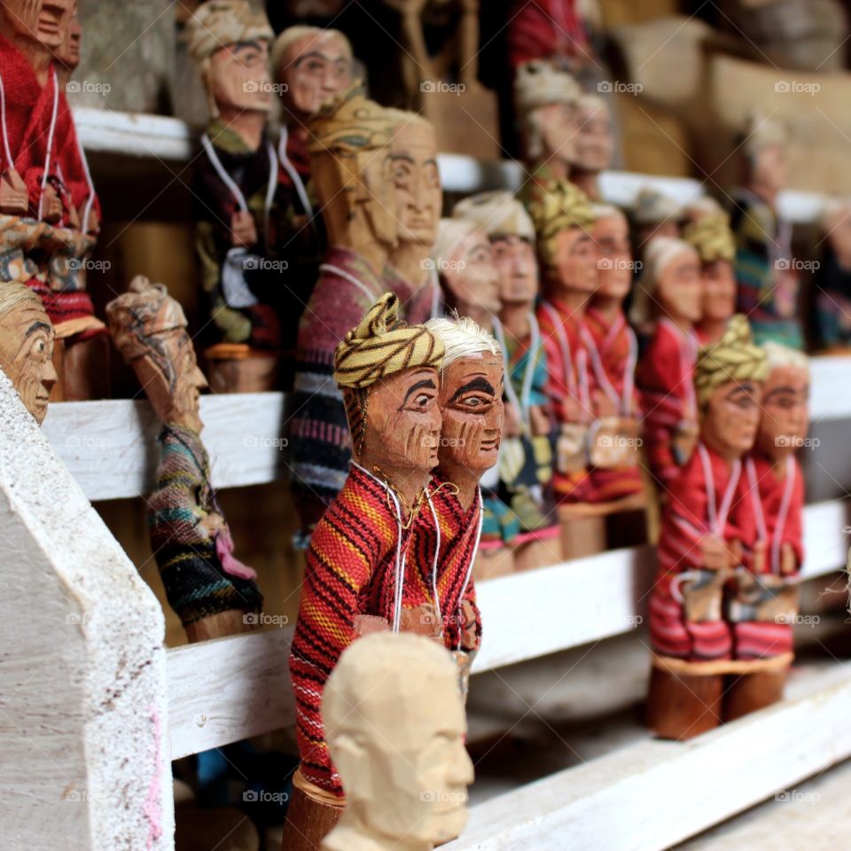 Traditional effigy of Toraja