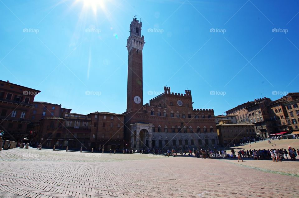 Plazzo Pubblico in Siena, Tuscany Italy