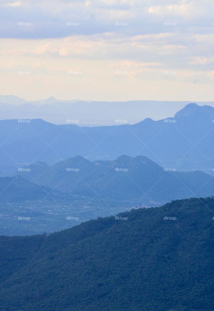 A blue landscape from Bvumba Mountains, Zimbabwe 