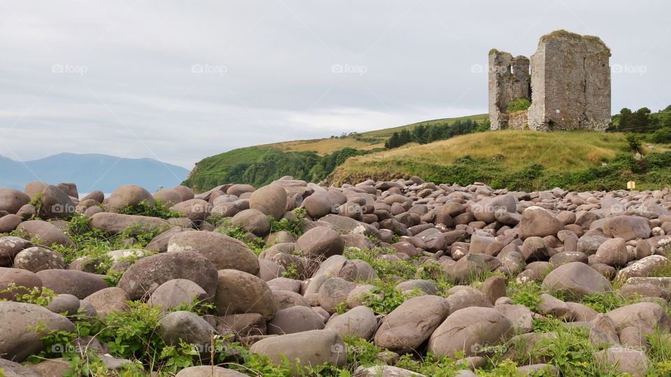 Minard Castle, ruin - Ireland 2018